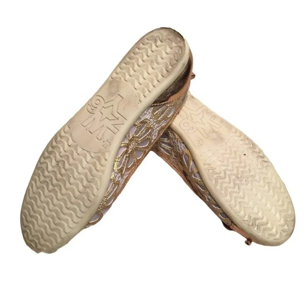 Naturino Gold Flats size 6.5